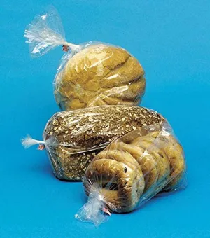 LK Packaging 8" x 4" x 18" 1 mil LDPE Gusset Plastic Bags, Pack of 1000