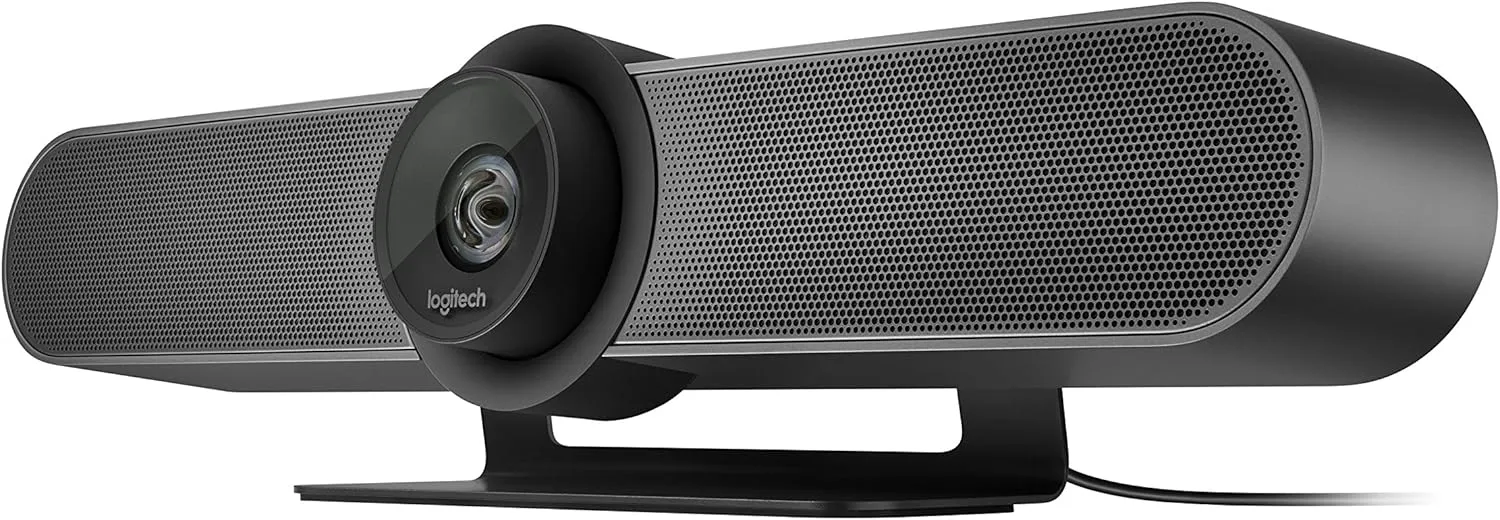 Logitech MeetUp and Expansion Mic HD Video and Audio Conferencing System for Small Meeting Rooms - Black