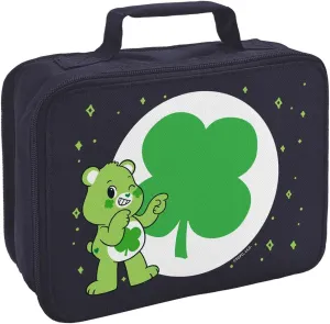 LOGOVISION Care Bears Good Luck Bear Insulated Soft Sided Lunch Box - Reusable Lunch Bag For School Office Work, BPA Free, Navy