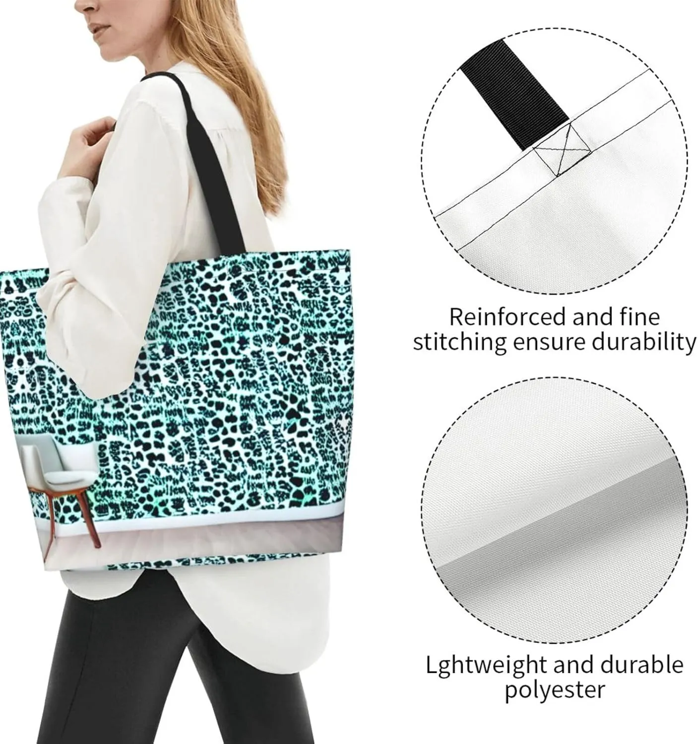 Loon Nature Bird Women Tote Bag,Casual Tote'S Handbag Big Capacity Shoulder Bag Crossbody Bag