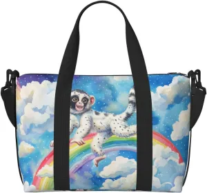 Lovely monkey print Travel Duffel Bag, Sports Tote Gym Bag, Swim Pool Bag Large Shoulder Tote Bag for Beach Weekender