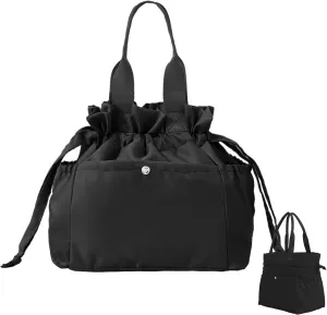 Lunch Bag for Women Reusable Drawstring Insulated Lunch Box Stain-Resistant Large Cinch Closure Lunch Bags for Work Office