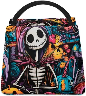 Lunch Bag Insulated Lunch Box for Women Men Cooler Bag Reusable Lunch Bag Complex Collage Lunch Tote Bag for Work