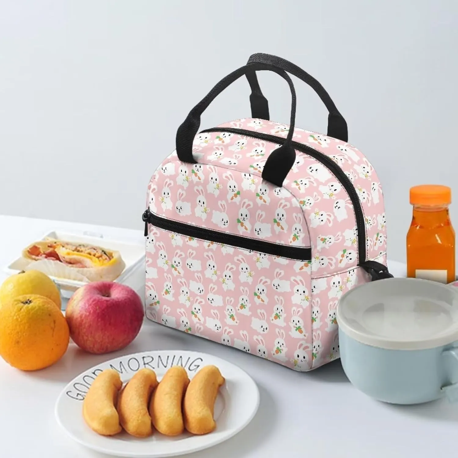 Lunch Bag Lunch Box for Women Men Reusable Insulated Lunch Tote Bag Leakproof Thermal Cooler Sack Food Handbags Case High Capacity for Travel Work School Picnic