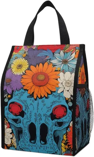 Lunch Bag Lunch Box for Women Reusable Cooler Bag Beast Painting Insulated Lunch Tote Bag for Travel