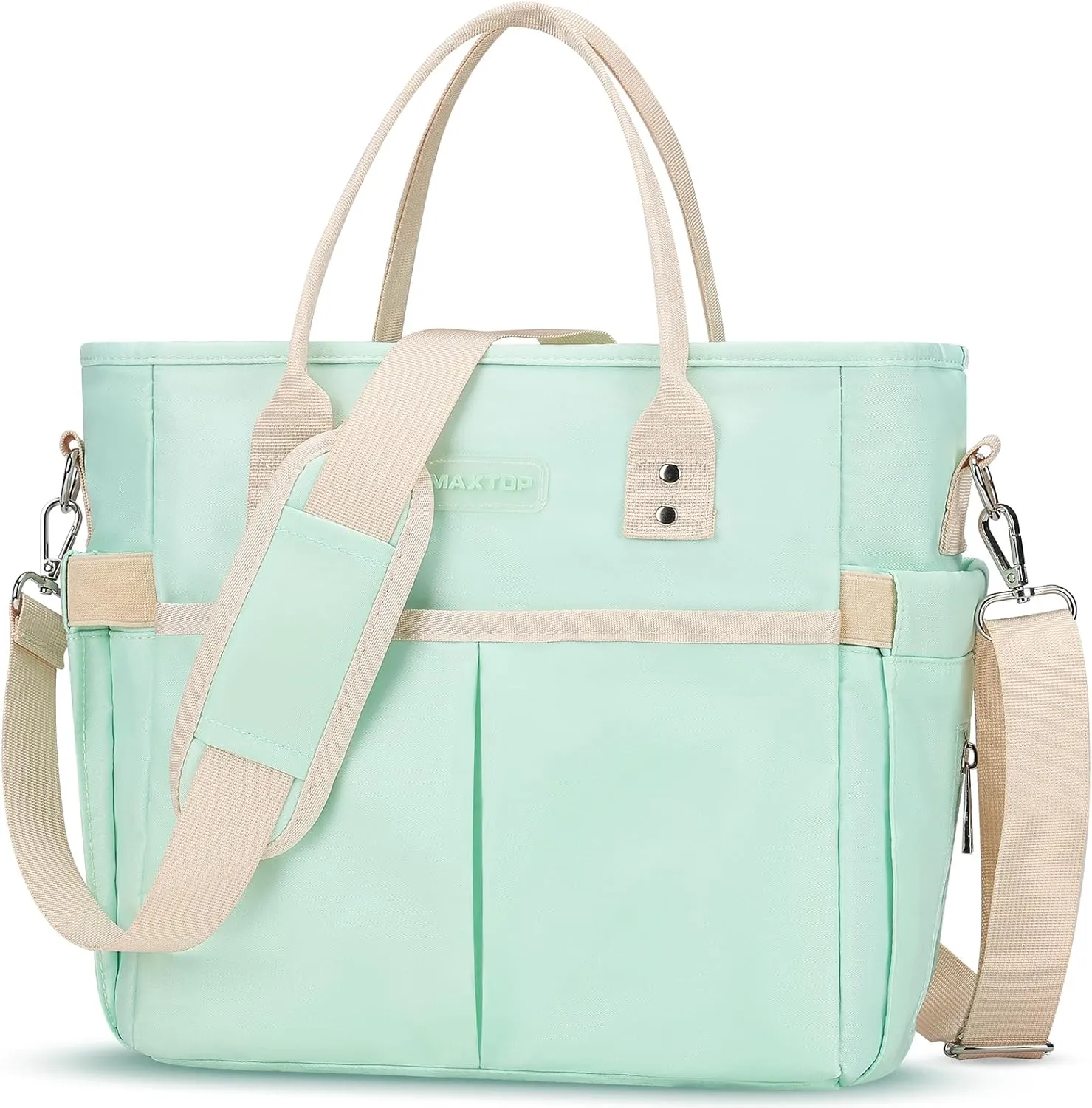 Lunch Bag Women for Work Insulated Thermal Lunch Box with Wide-Open Pocket Reusable Leakproof Lunch Cooler Bags with Removable Shoulder Strap for Adult Ladies Teacher Nurse in Office Picnic Travel