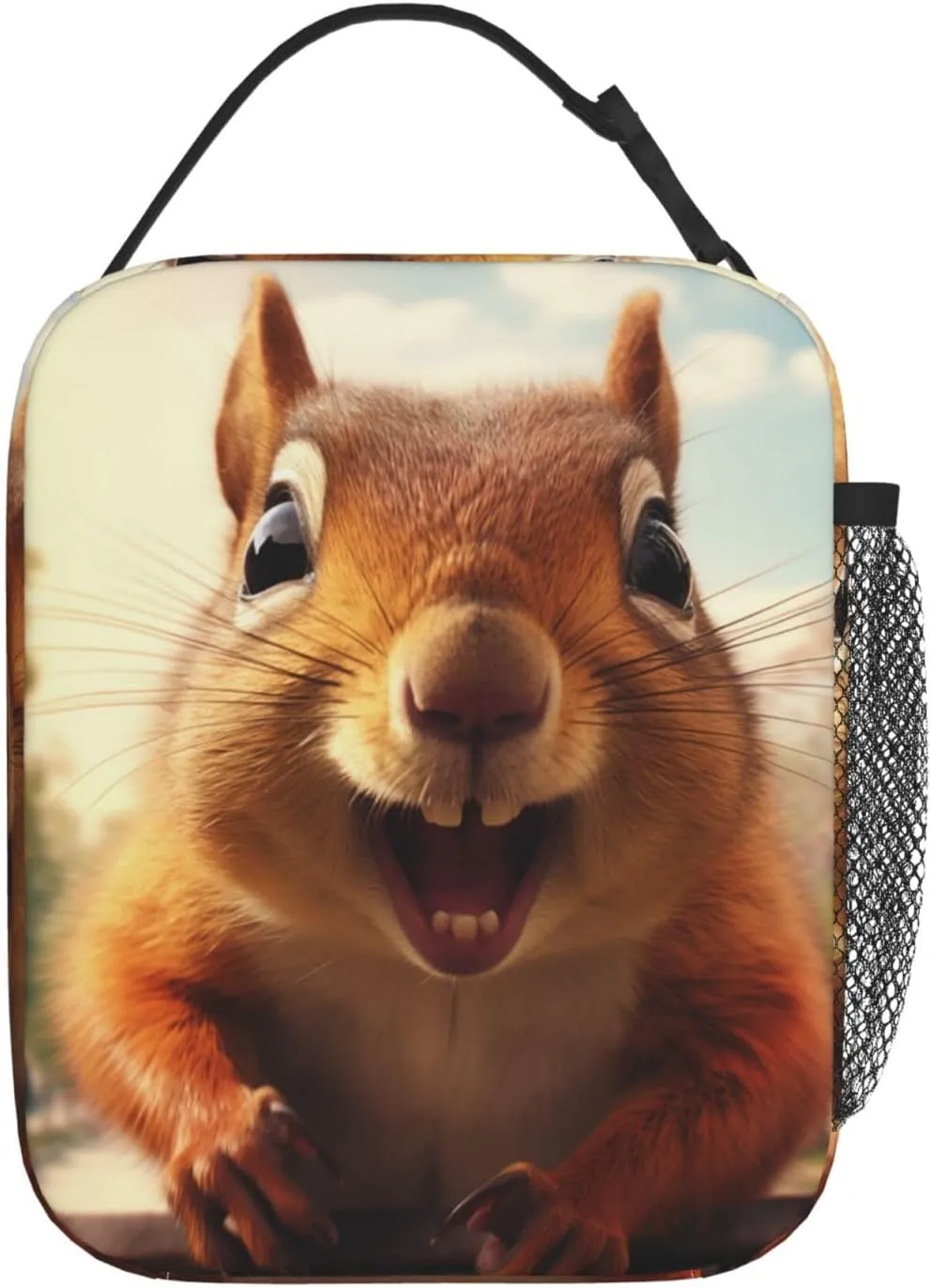 Lunch Box for Adults Women Girls Boys Kids Cute Squirrel Lunch Box Insulated Cooler Reusable Lunch Bag Container Gifts for Work Office Picnic Travel School