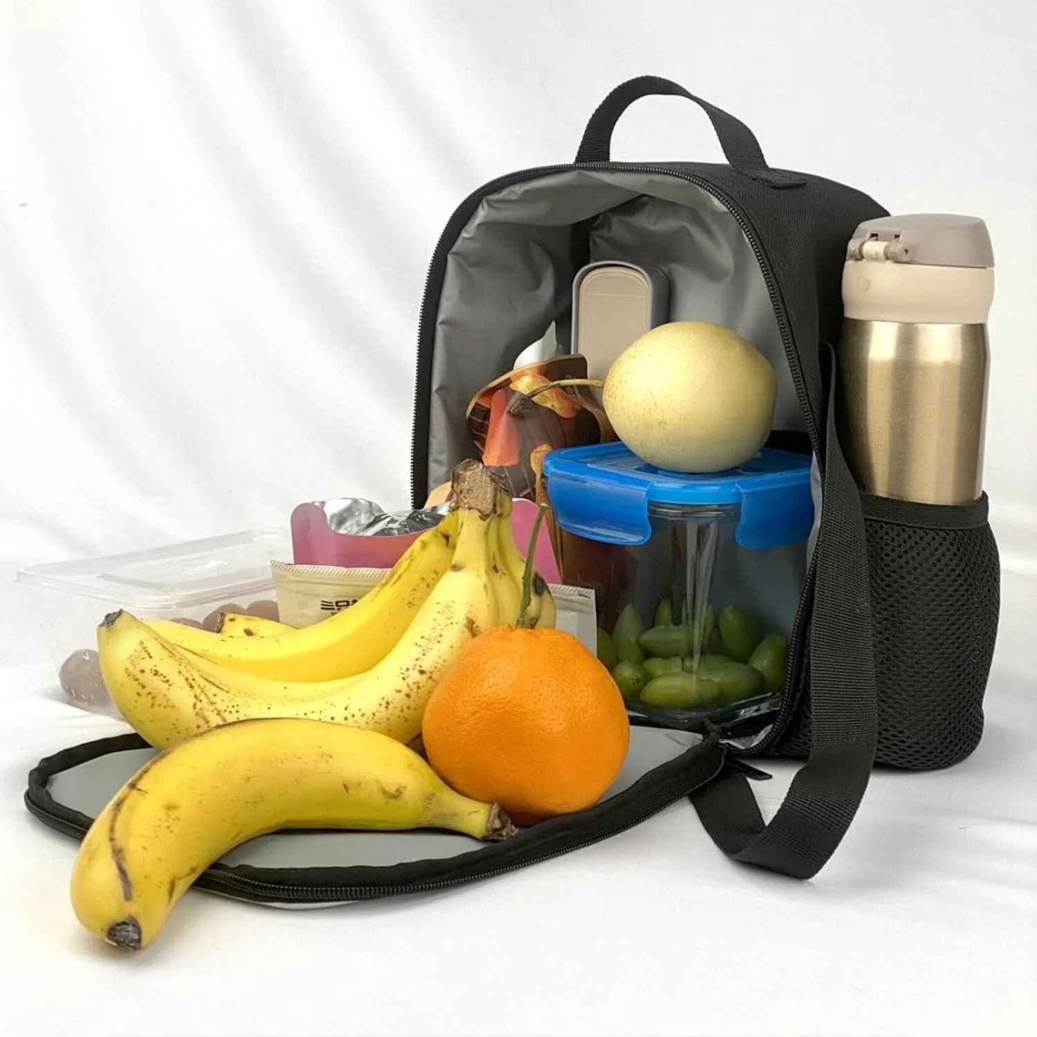 Lunch Box Sloth Lunch Bag Women Men Lunch Tote Bag Portable With Adjustable Shoulder Strap Reusable Insulated Cooler for Work Offices Camping Picnic Beach Hiking