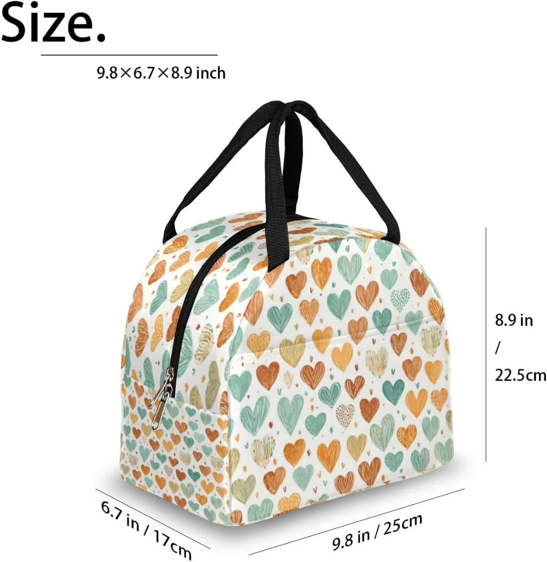 Lunch Tote Bag Romance Funny Pattern Reusable Insulated Bags Waterproof Adult Portable Meal Cooler Pack for Women Men Picnic Office Work Travel