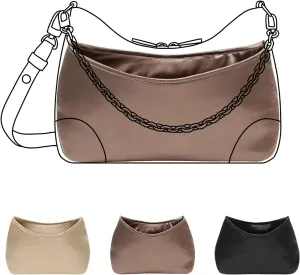 Luxury Silk Purse Organizer for Boulogne - Silky Smooth Handbag Insert with Hidden Zipper