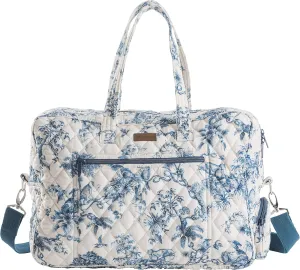 Maison d' Hermine 100% Cotton Handbag | Shoulder Bag | Shoulder Bag for the Beach | Shopping | Travel | Hiking | Women with Zip Pockets