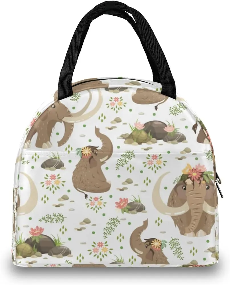 Mammoth Lunch Bag for Women Men Adult Insulated Leakproof Lunch Box with Pocket Reusable Thermal Cooler Lunch Tote Bags for Work Office Picnic Travel Beach