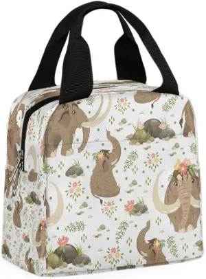 Mammoth Lunch Bag for Women Men Adult Reusable Insulated Lunch Box Large Capacity Leakproof Thermal Cooler Lunch Tote Bags for Work Office Picnic Travel Beach