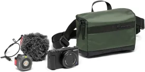 Manfrotto Street Belt Bag, Waist Bag, for Mirrorless Camera, Vlogging Kit, Shoulder Camera Case, Photography Accessories for Content Creator, Colour Green