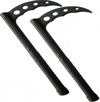 Martial Arts Black Polypropylene Plastic Kamas - New