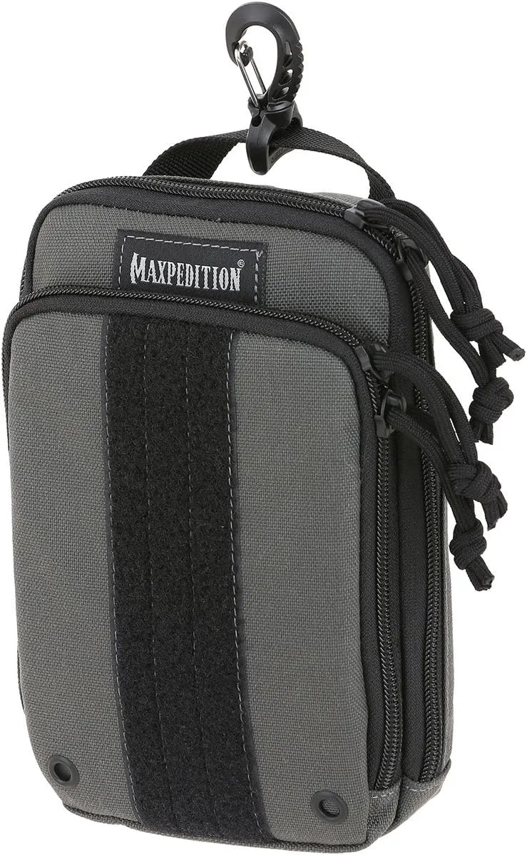 Maxpedition Ziphook Pocket Organizer, Large, Wolf Gray