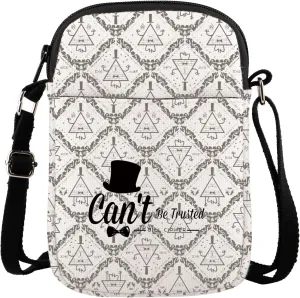 MBMSO Bill C-ipher Gifts Mystery Shack Crossbody Bag Can't Be Trusted G-ravity Inspired Gifts for G Fals Lovers Fans Merch