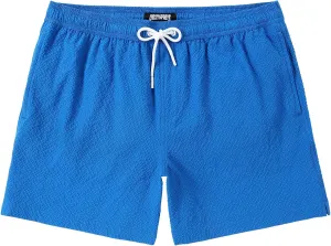 Men's Swim Shorts 5 inch Seersucker Swimming Trunks for Men Swim Suits Beach Shorts