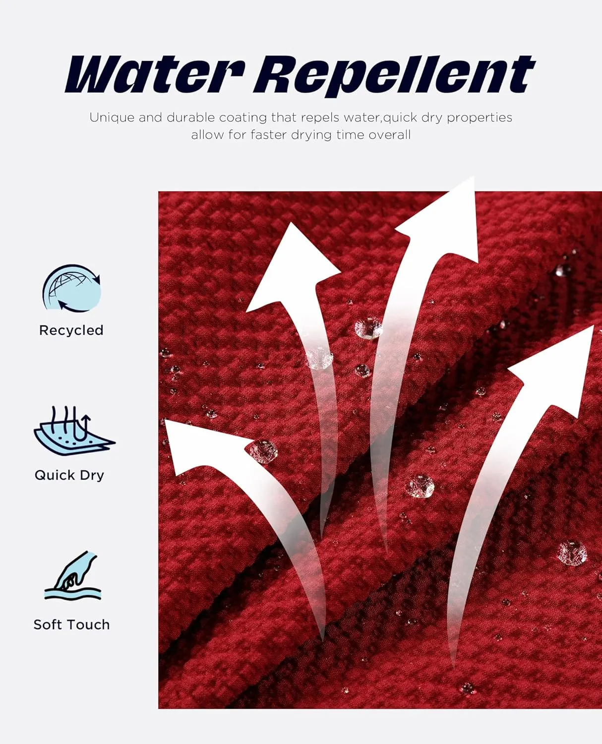 Men's Swim Shorts 5 inch Seersucker Swimming Trunks for Men Swim Suits Beach Shorts