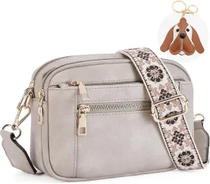Messenger bag for women, Crossbody Bags for Women Trendy Vegan Leather Handbags Adjustable Shoulder Strap Shoulder Bag