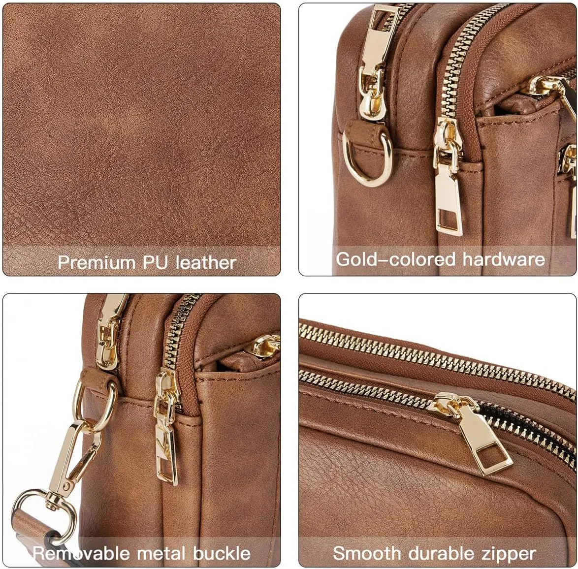 Messenger bag for women, Crossbody Bags for Women Trendy Vegan Leather Handbags Adjustable Shoulder Strap Shoulder Bag