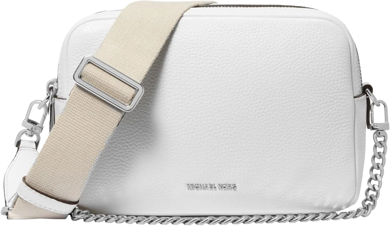 Michael Kors Bryant Medium Double Zip Chain Camera Crossbody Bag