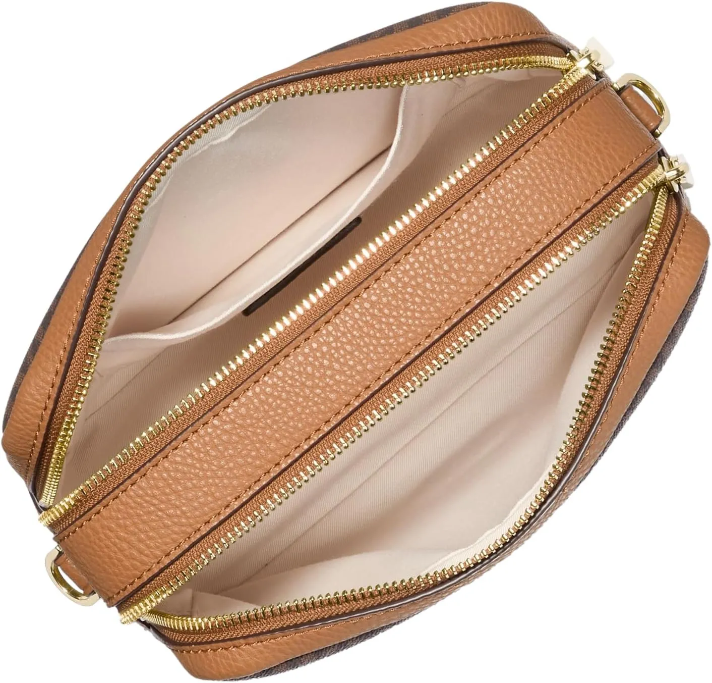 Michael Kors Bryant Medium Double Zip Chain Camera Crossbody Bag