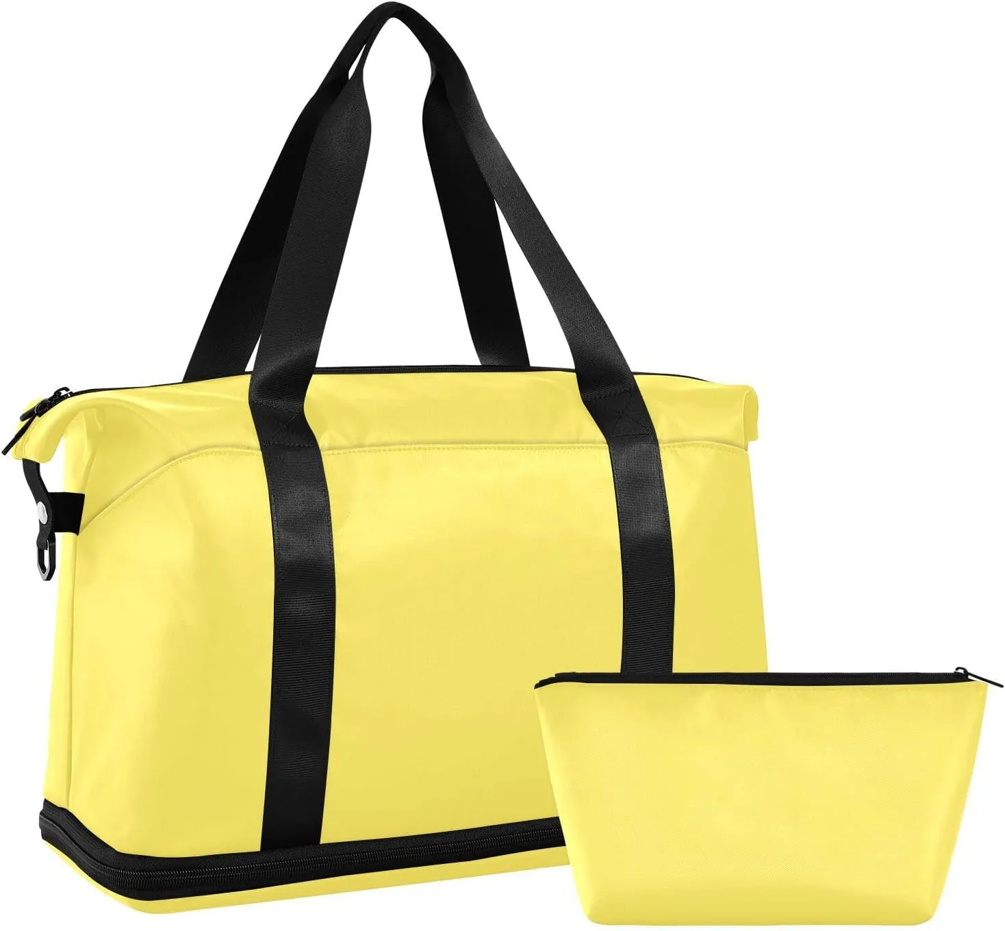 Milkyellow Large Travel Bag Gym Sports Carry with Toiletry Bag for Travel Foldable