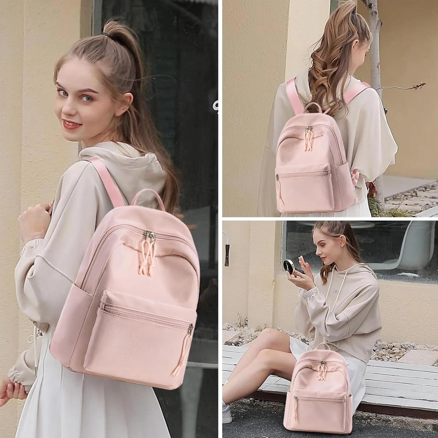 Mini Backpack Women Girls Water-resistant Small Backpack Purse Shoulder Bag for Womens Adult Kids School Travel