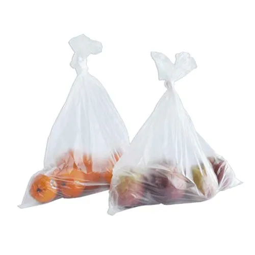 MMBM Plastic Produce Bags, Perforated Roll, 11x17 Inch, 4 Rolls, Clear, 750 Bags per Roll, Food Storage Bag