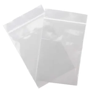 MMBM Resealable Poly Bag, 4x6 Inch, 1000 Pack, 6 Mil, Clear, Lock Seal Zipper, Reclosable Zip Plastic Baggies