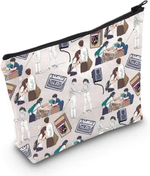 MNIGIU Kdrama Inspired Cosmetic Bag Kdrama Lover Gift Korean Drama Fan Gift Kdrama Culture Makeup Bag