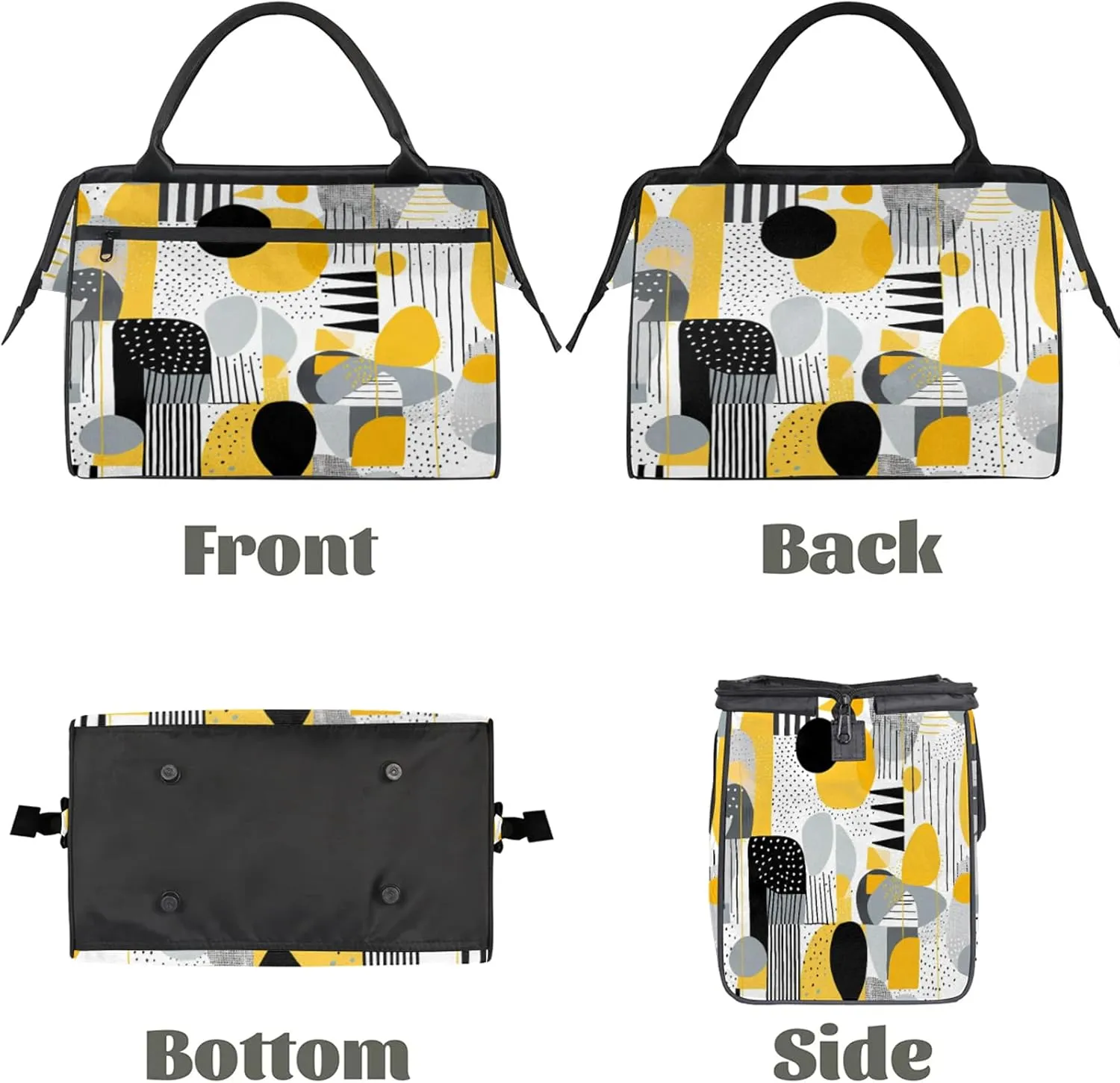 Modern Abstract Colorful Large Travel Duffel Bag Gym Tote Bag for Women Men Waterproof Weekend Overnight Bag Carry On Tote Luggage with Pocket Personal Item Bags Sports Bag fit Travel Sports Gym Yoga