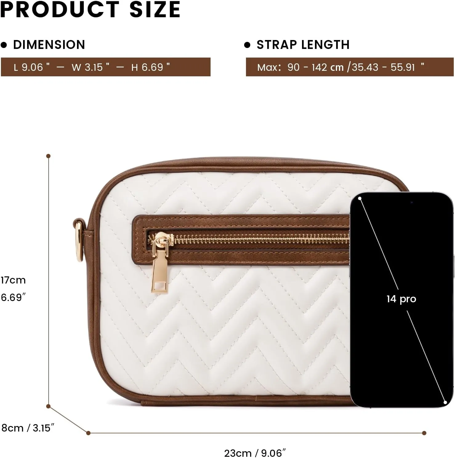 molshine Quilted Crossbody Bags for Women, Small PU Leather Crossbody Shoulder Handbag with Adjustable Wide Strap DLK0045