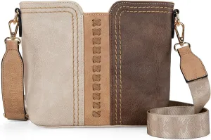 Montana West MINI Crossbody Bags for Women Cross Body Purses Shoulder Handbags with Wide Guitar Strap