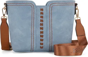 Montana West MINI Crossbody Bags for Women Cross Body Purses Shoulder Handbags with Wide Guitar Strap