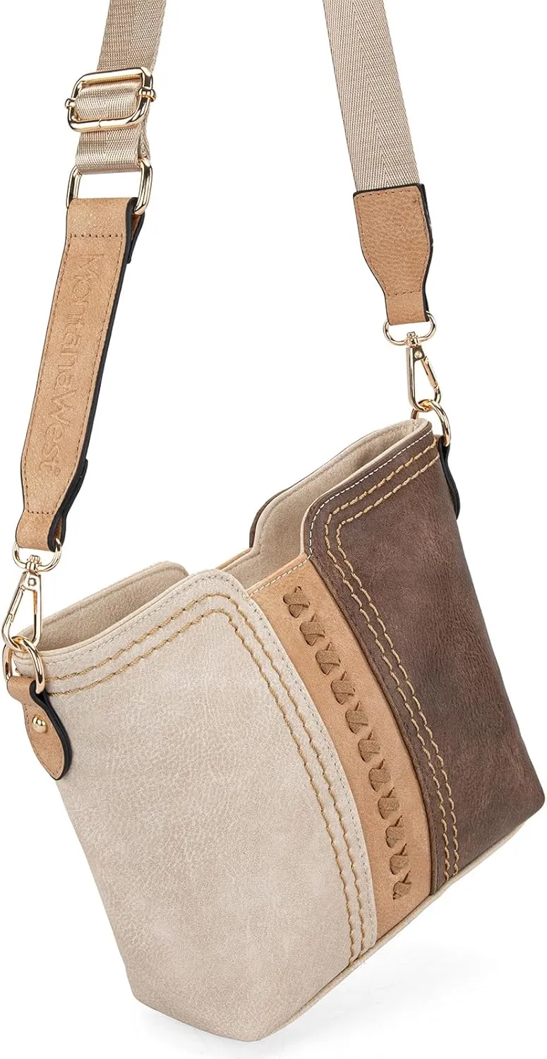 Montana West MINI Crossbody Bags for Women Cross Body Purses Shoulder Handbags with Wide Guitar Strap