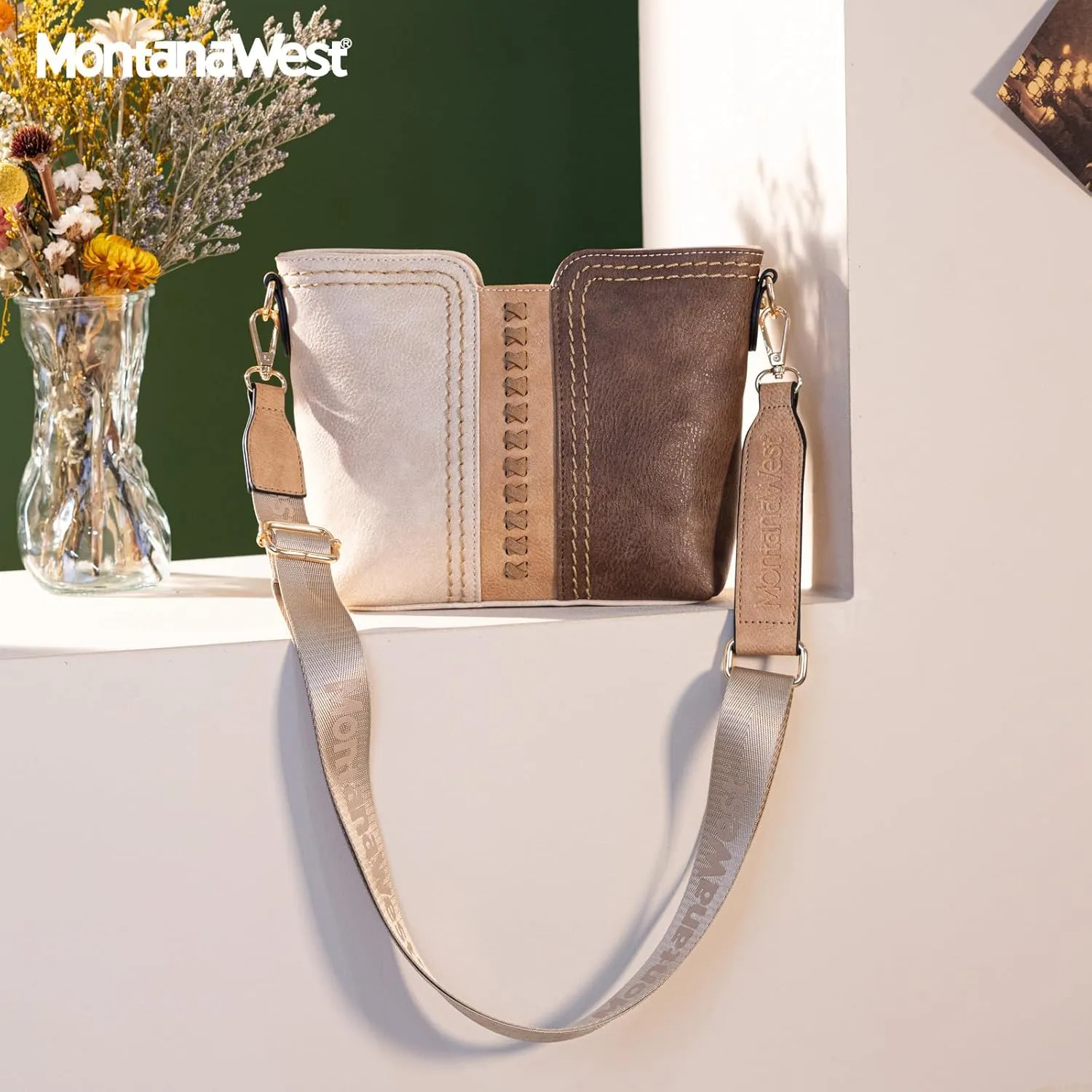 Montana West MINI Crossbody Bags for Women Cross Body Purses Shoulder Handbags with Wide Guitar Strap