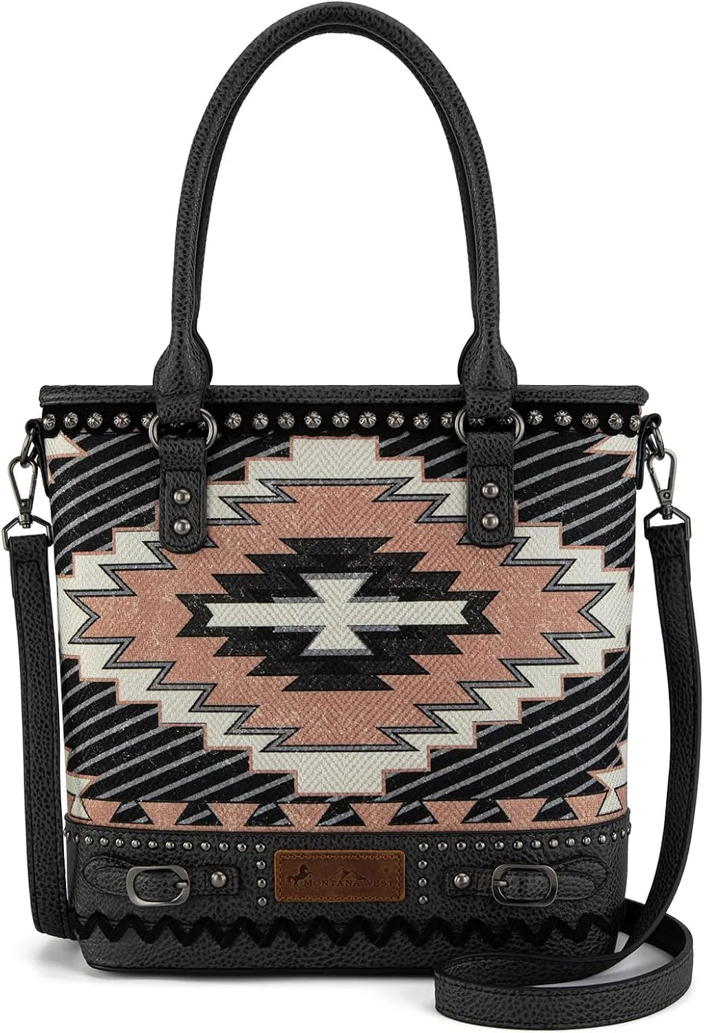 Montana West Western Aztec Tote Bag for Women Country Cowgirl Top Handle Shoulder Bag