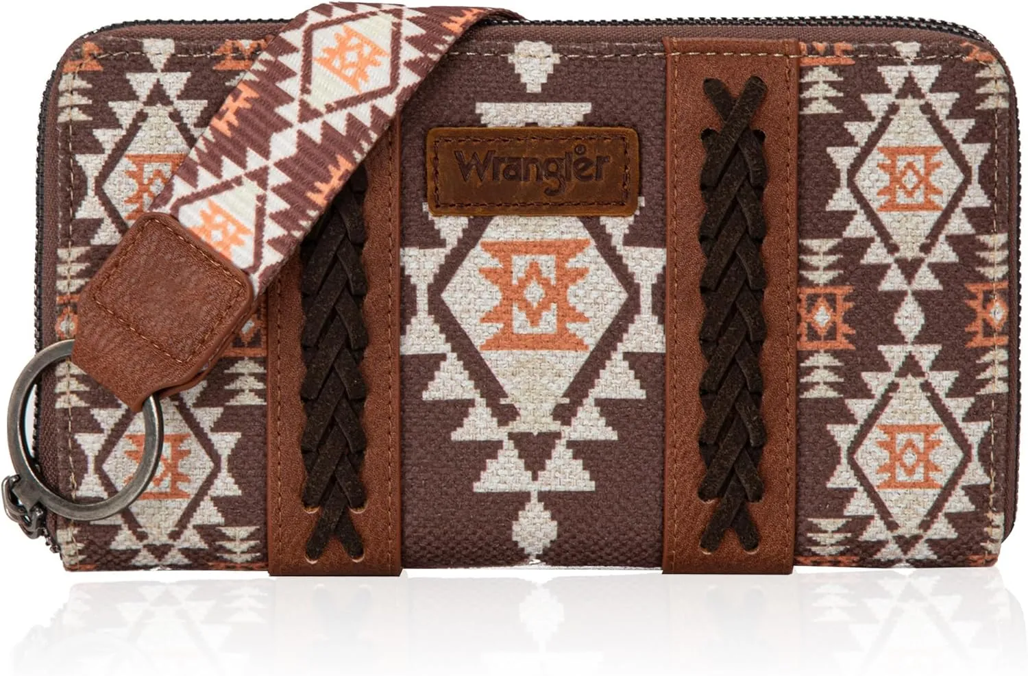 Montana West × Wrangler Wristlet Western Wallet Boho Aztec Credit Card Holder for Women
