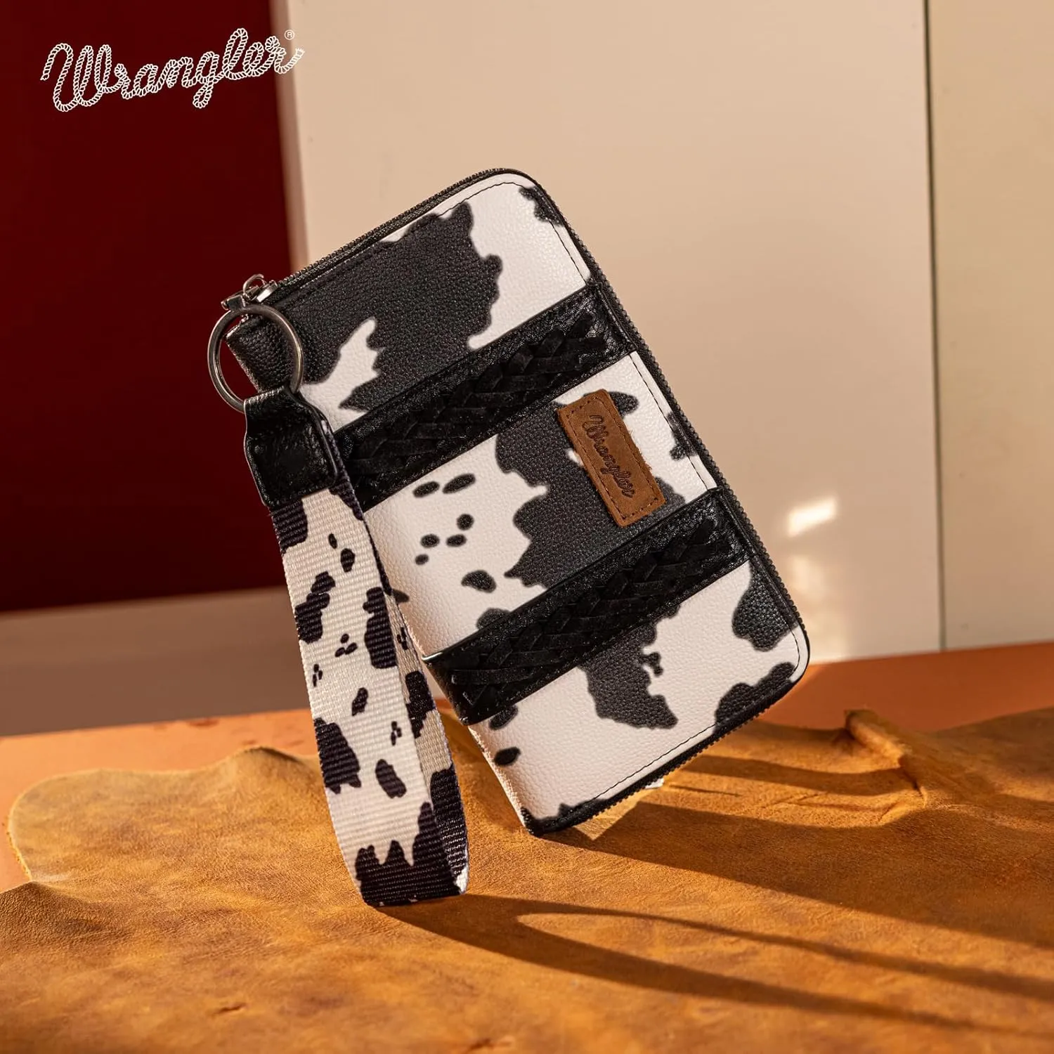 Montana West × Wrangler Wristlet Western Wallet Boho Aztec Credit Card Holder for Women