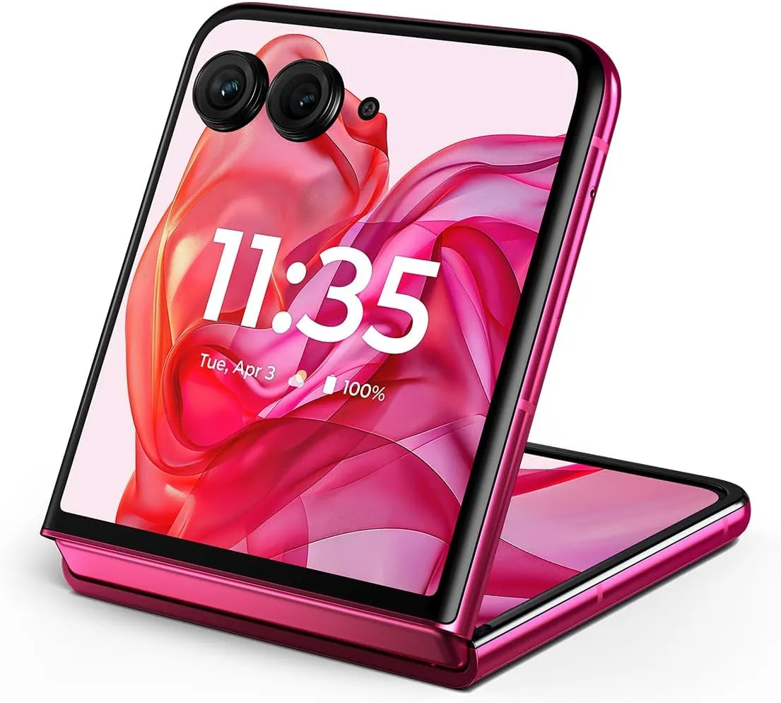 Motorola razr  | 2024 | Unlocked | Made for US 12/256 | 50MP Camera | Hot Pink