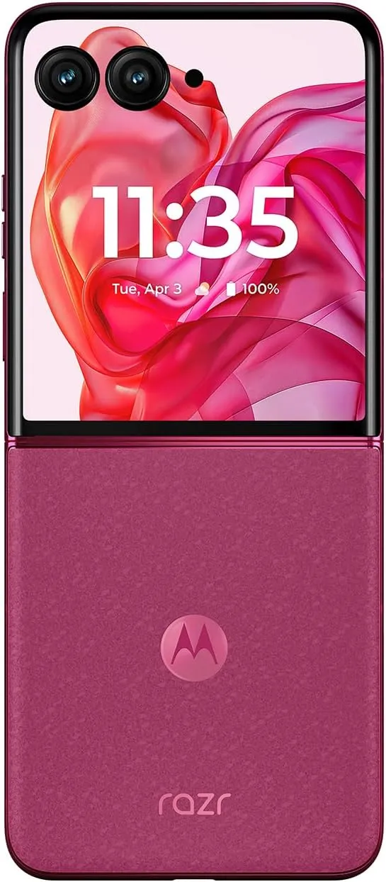 Motorola razr  | 2024 | Unlocked | Made for US 12/256 | 50MP Camera | Hot Pink