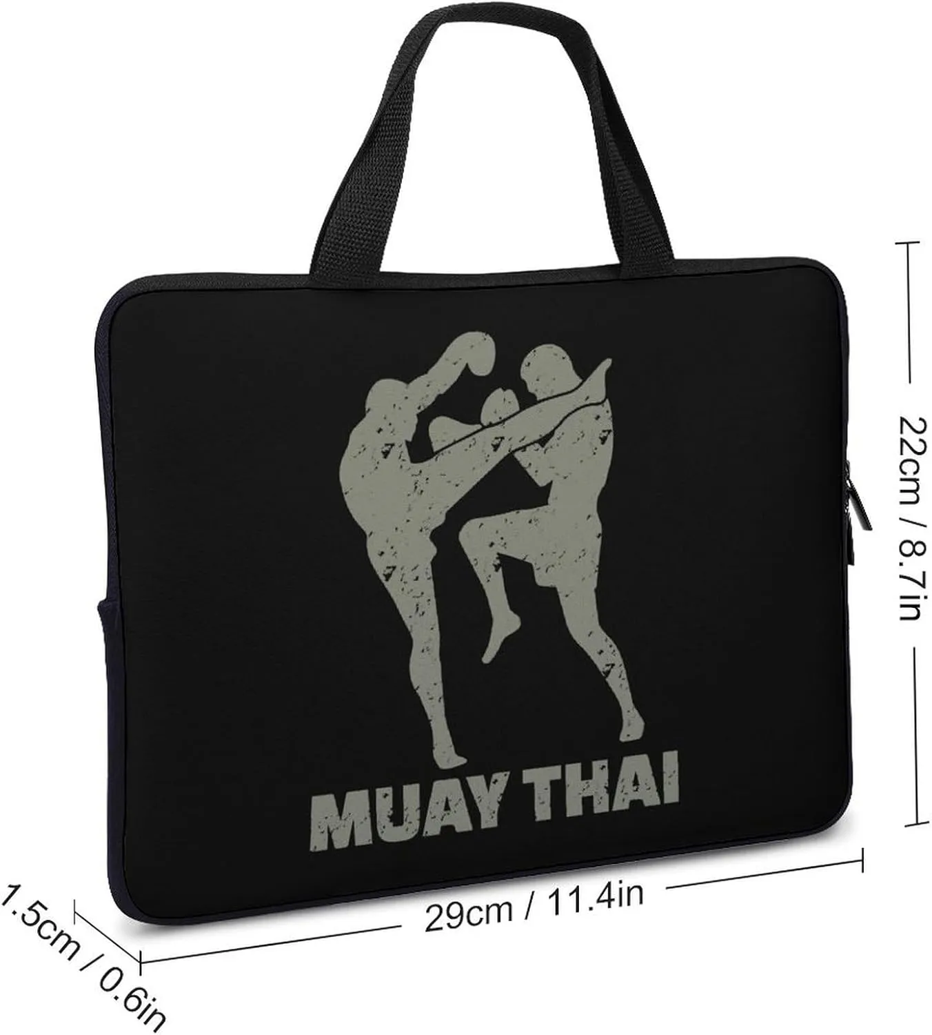 Muay Thai Laptop Bag Lightweight Computer Bag Laptop Carrying Case Handbag for Work Business