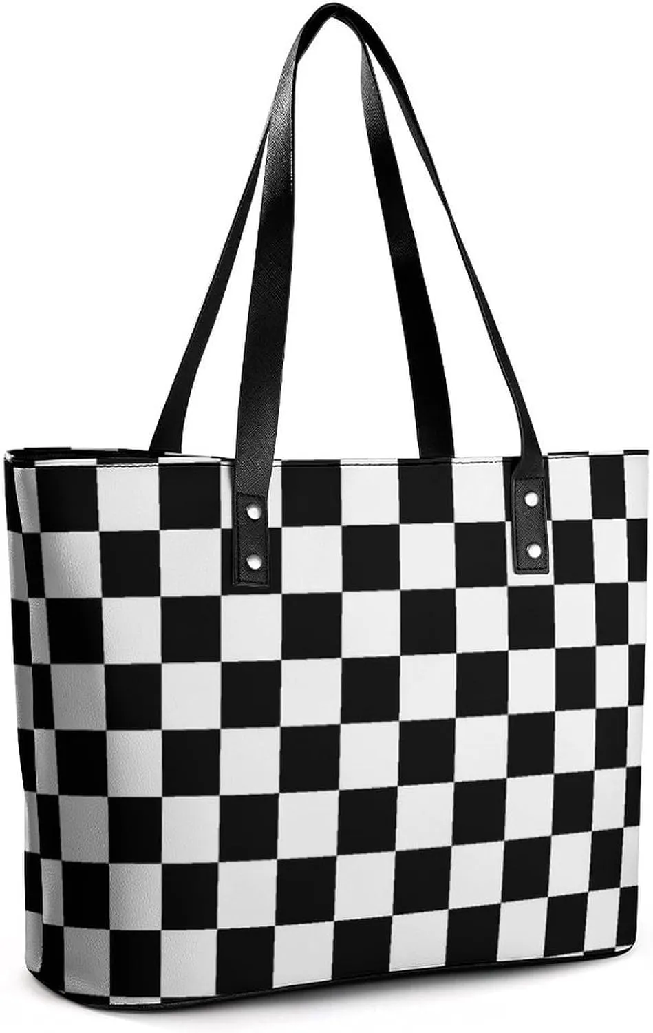 Murray Tartan Large Capacity Portable Leather Handbag