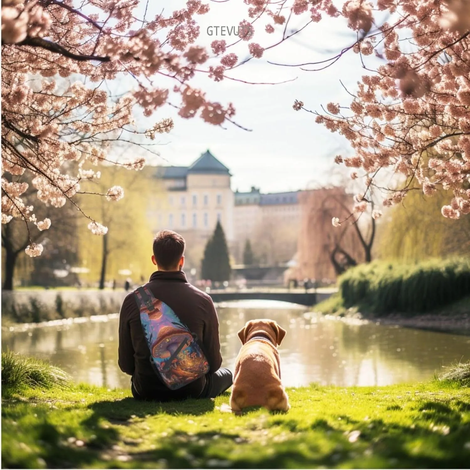 Mushroom Sling Backpack Chest Bag Crossbody Shoulder Bag Gym Cycling Travel Hiking Daypack For Men Women