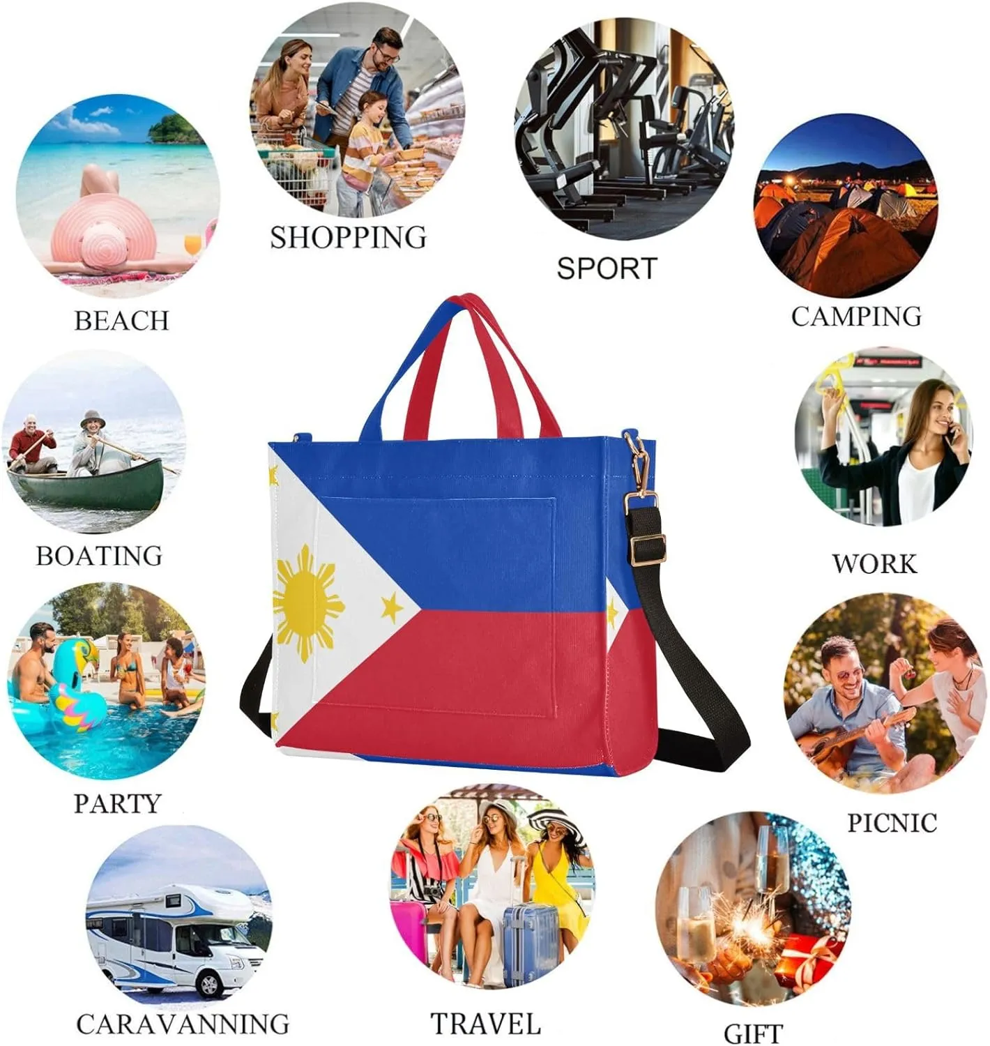 Naanle Chic Pattern Corduroy Satchel Tote Shoulder Bag for Women Weekender Travel Beach Shopping Gym