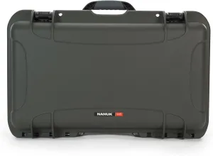 Nanuk Wheeled Series 935 Lightweight NK-7 Resin Waterproof Protective Case for DSLR Camera, 3 Lenses, Flash, Olive