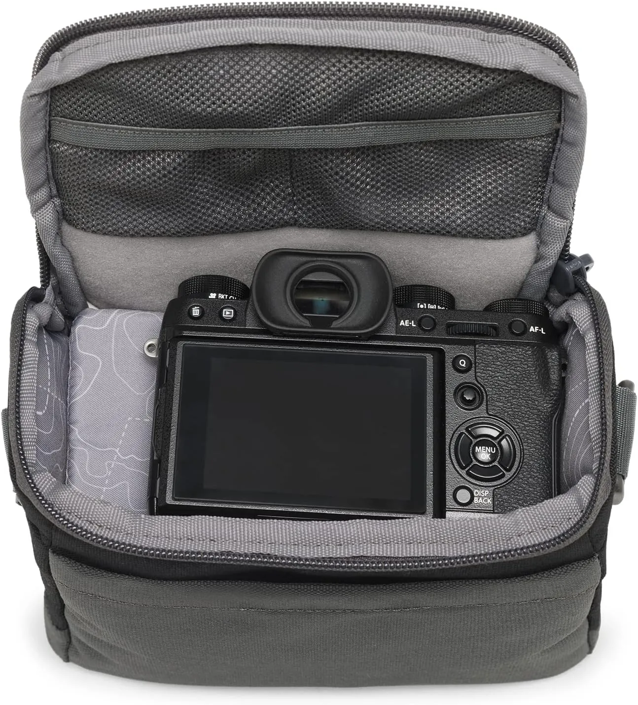 National Geographic Shoulder Bag Small, Camera Bag for DSLR and Mirrorless with Lens, and Accessories, Batteries, Cables, Adjustable Strap, Ultra-Lightweight, NG E1 2360, Black [Amazon Exclusive]