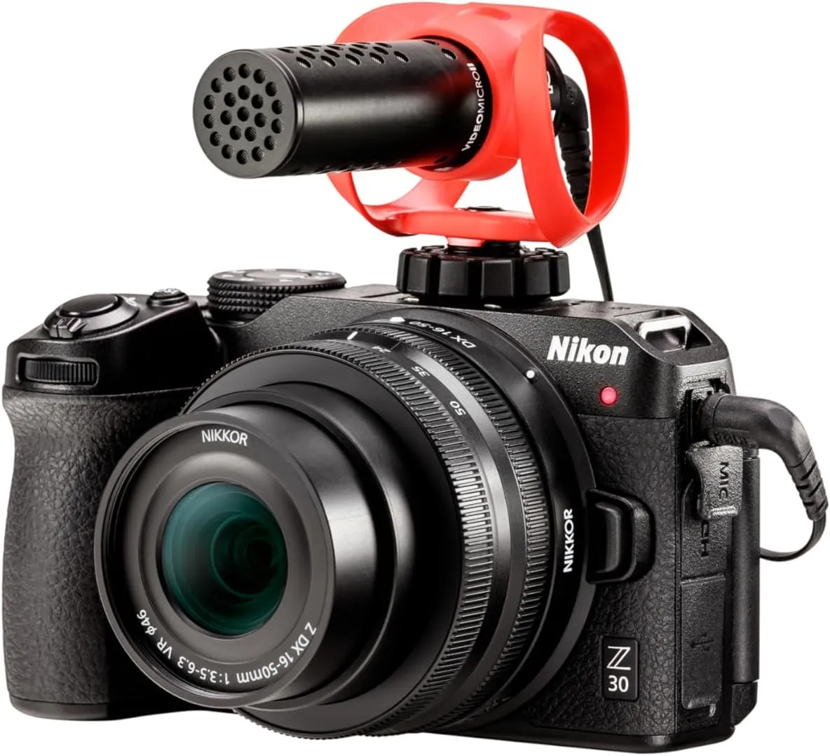 Nikon Z 30 Compact and Lightweight Mirrorless Camera with NIKKOR 16-50mm Lens with Creator's Kit